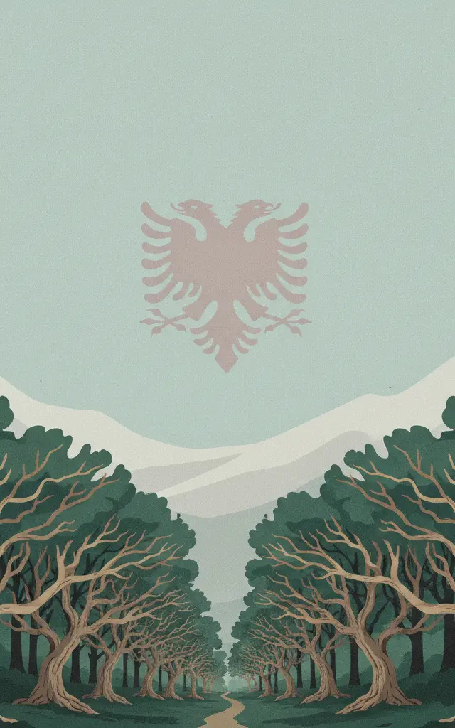 Ancient and Primeval Beech Forests of the Carpathians and Other Regions of Europe — illustrated travel poster