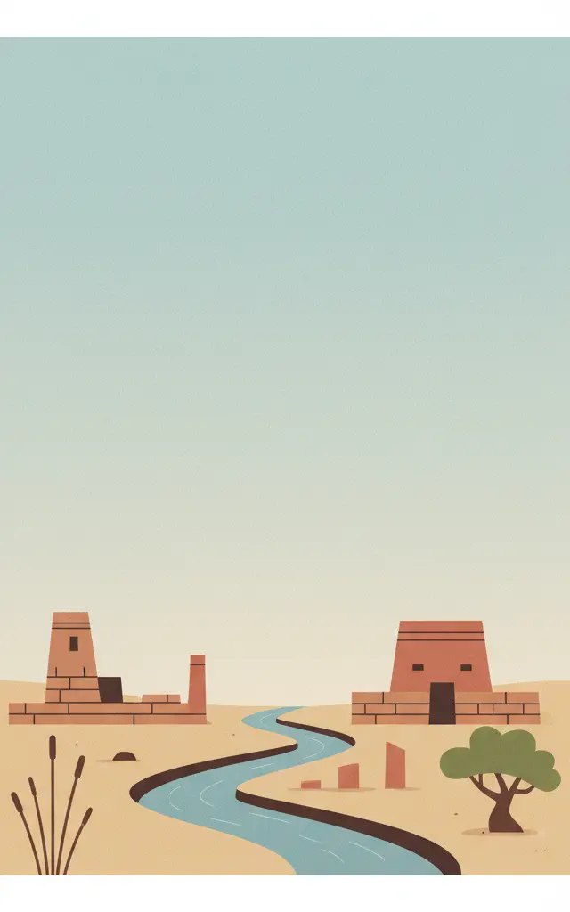 Baptism Site “Bethany Beyond the Jordan” (Al-Maghtas) — illustrated travel poster