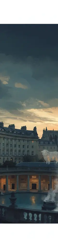 City of Bath — illustrated travel poster