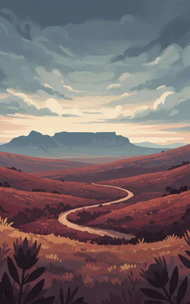 Cape Floral Region Protected Areas — illustrated travel poster