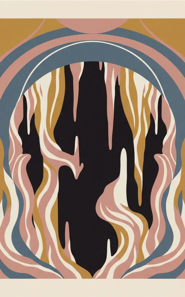 Carlsbad Caverns National Park — illustrated travel poster