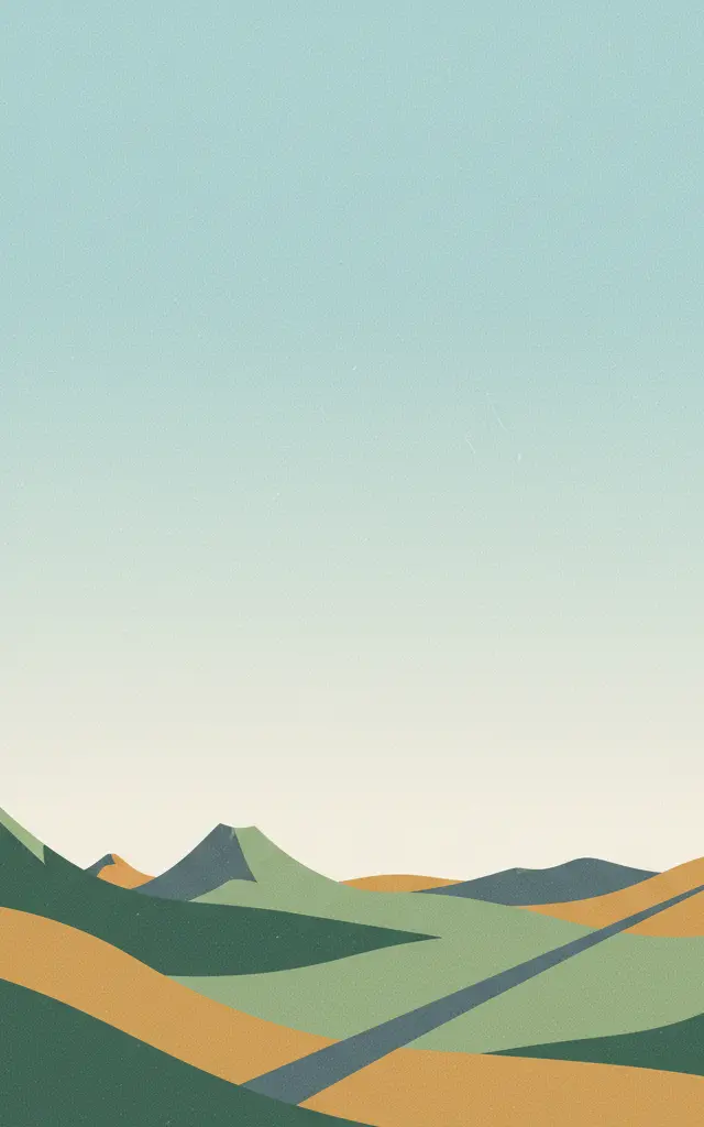 Chaîne des Puys - Limagne fault tectonic arena — illustrated travel poster