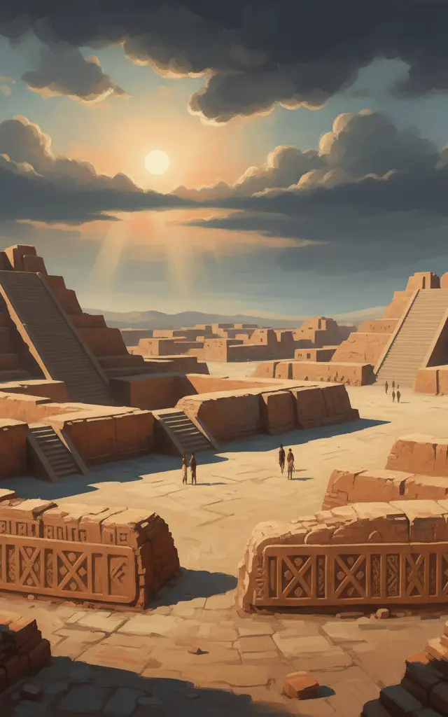 Chan Chan Archaeological Zone — illustrated travel poster