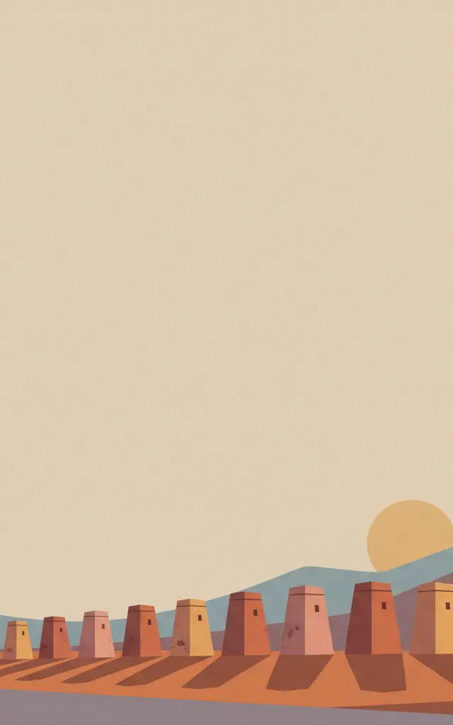 Chankillo Archaeoastronomical Complex — illustrated travel poster