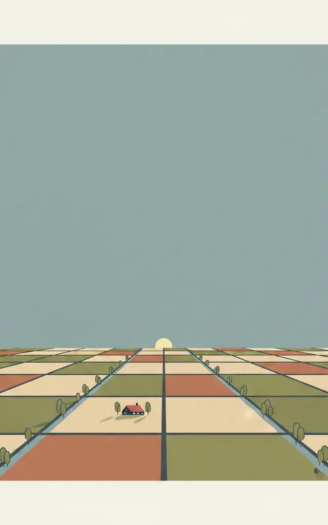Droogmakerij de Beemster (Beemster Polder) — illustrated travel poster