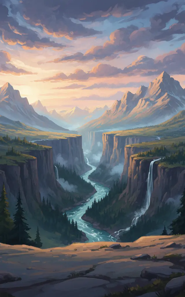 Durmitor National Park — illustrated travel poster