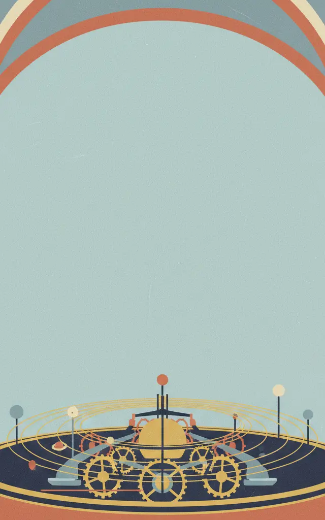Eisinga Planetarium in Franeker — illustrated travel poster