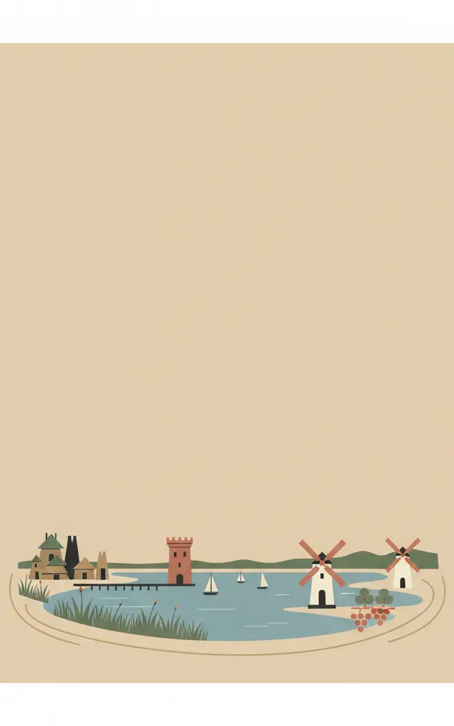 Fertö / Neusiedlersee Cultural Landscape — illustrated travel poster