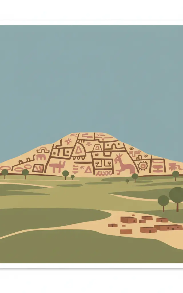 Fuerte de Samaipata — illustrated travel poster