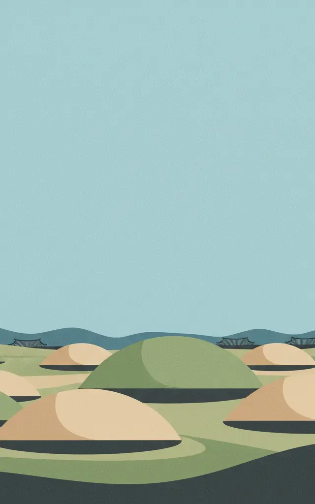 Gaya Tumuli — illustrated travel poster