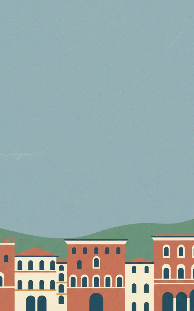Genoa: <i>Le Strade Nuove</i> and the system of the<i> Palazzi dei Rolli</i> — illustrated travel poster