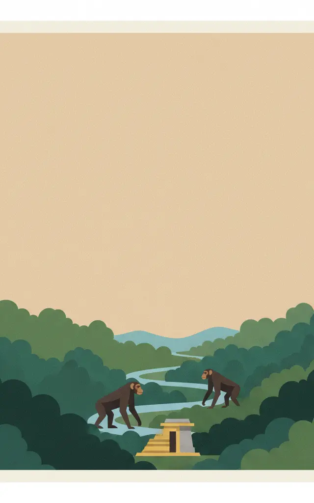 Gola-Tiwai Complex — illustrated travel poster