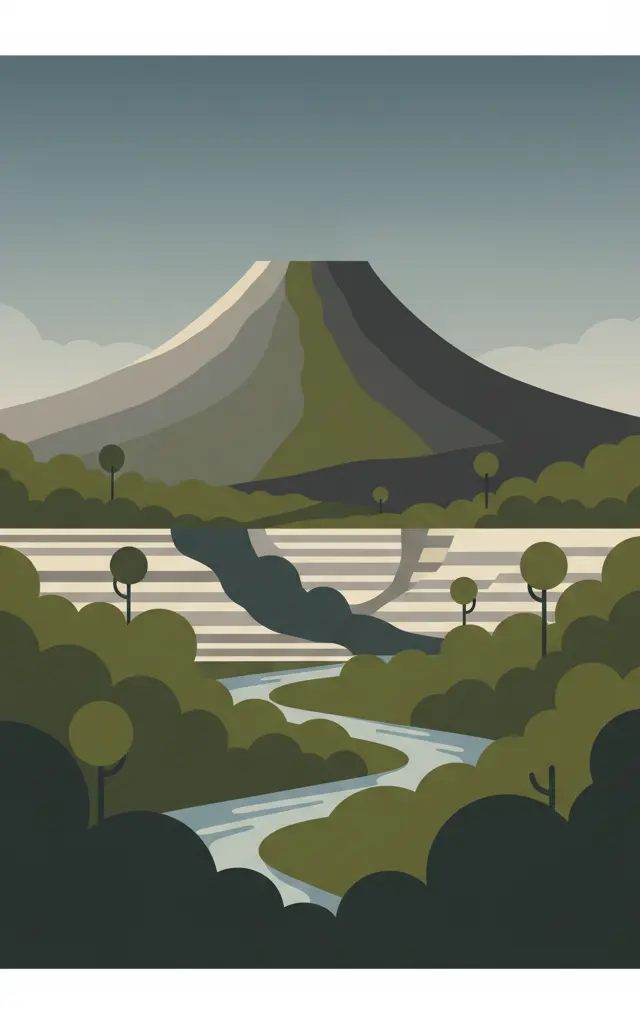 Gondwana Rainforests of Australia — illustrated travel poster