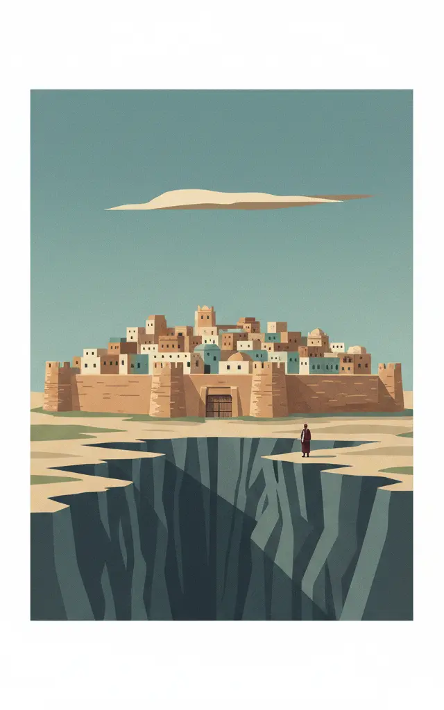 Harar Jugol, the Fortified Historic Town — illustrated travel poster