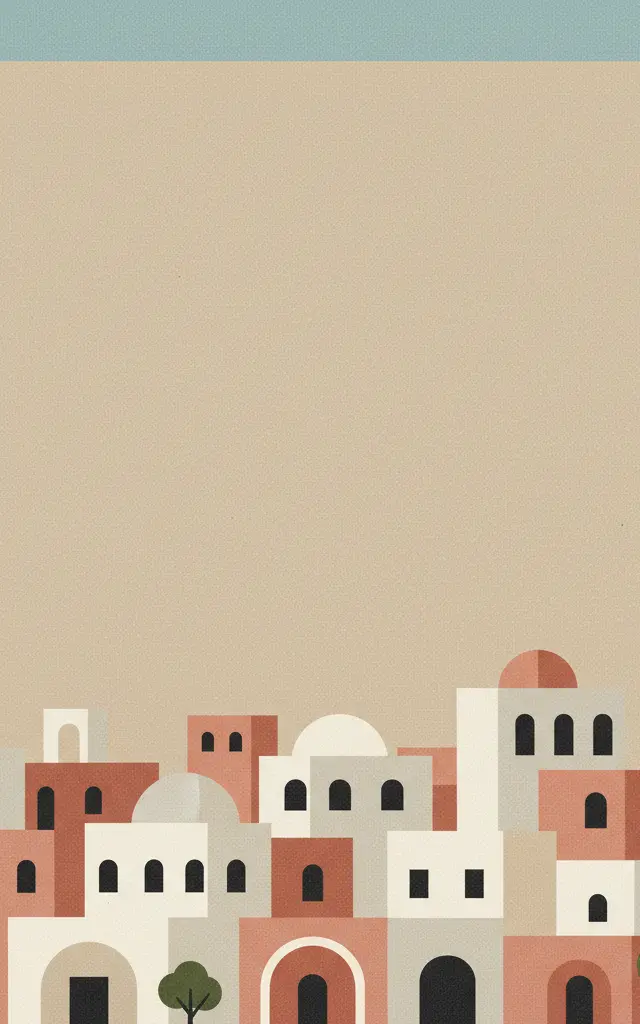 Hebron/Al-Khalil Old Town — illustrated travel poster