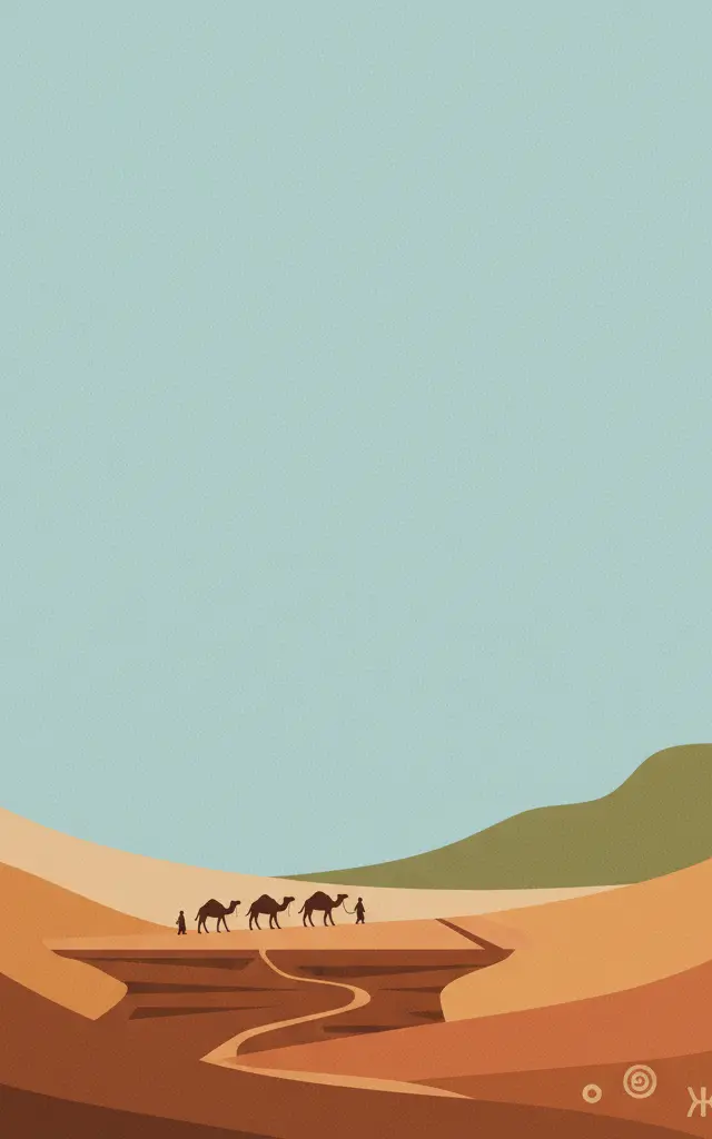 Ḥimā Cultural Area — illustrated travel poster