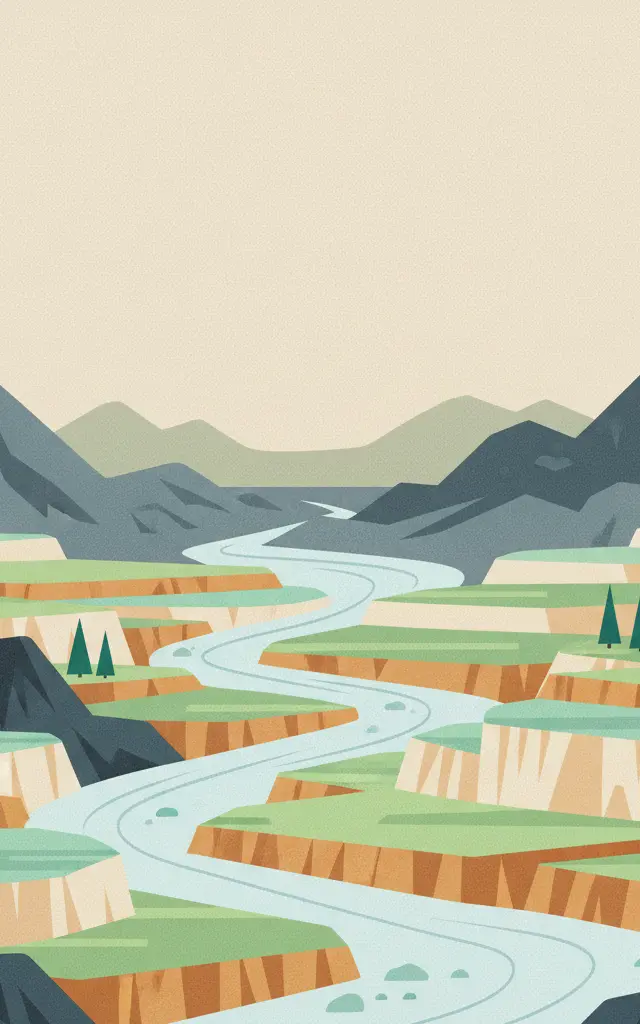 Huanglong Scenic and Historic Interest Area — illustrated travel poster