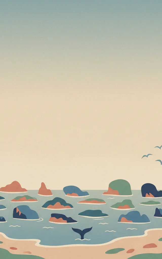Islands and Protected Areas of the Gulf of California — illustrated travel poster