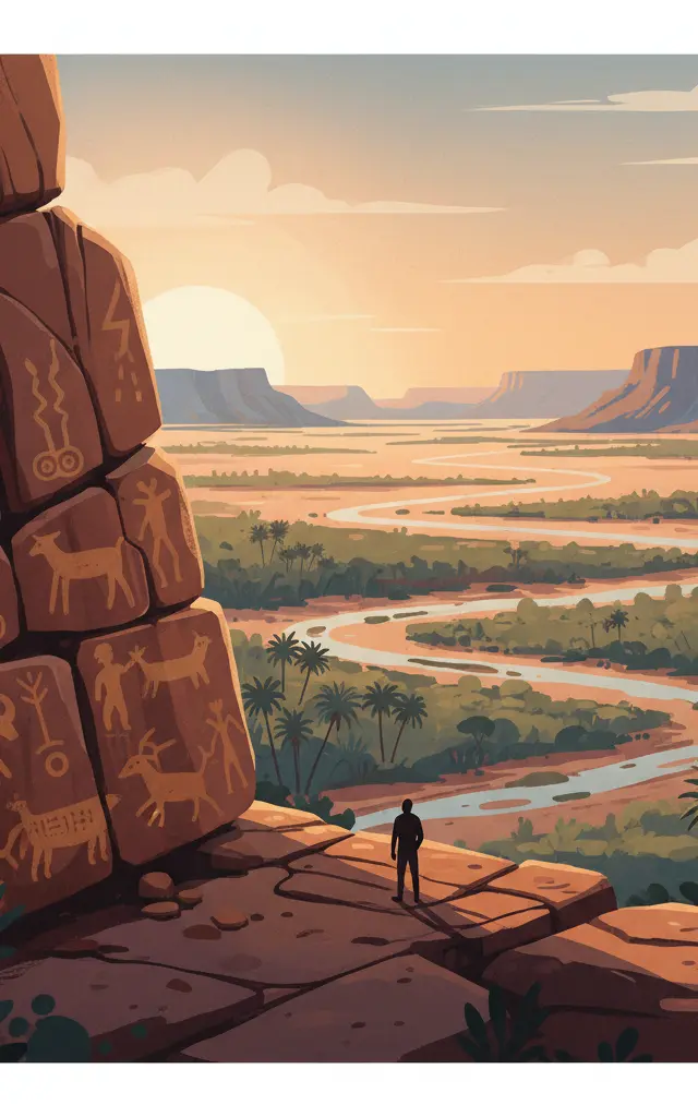 Kakadu National Park — illustrated travel poster