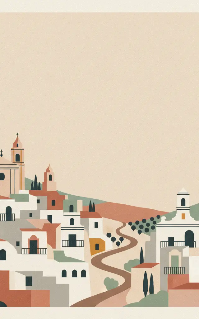 Late Baroque Towns of the Val di Noto (South-Eastern Sicily) — illustrated travel poster