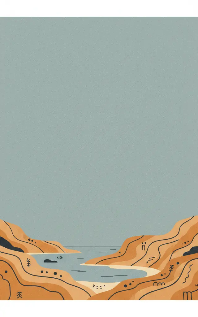 Murujuga Cultural Landscape — illustrated travel poster