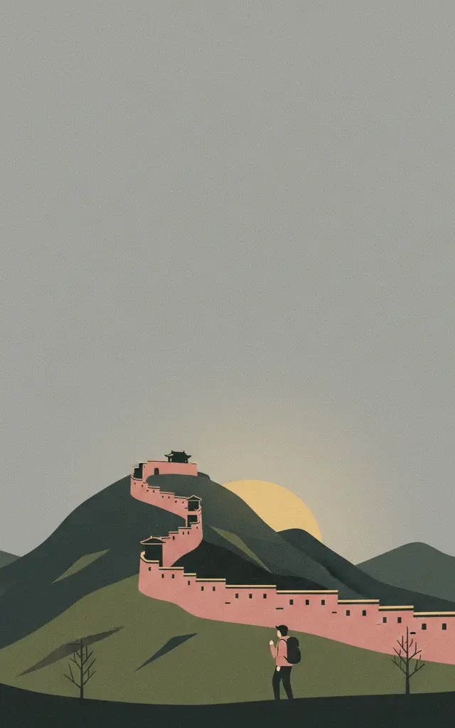 Namhansanseong — illustrated travel poster