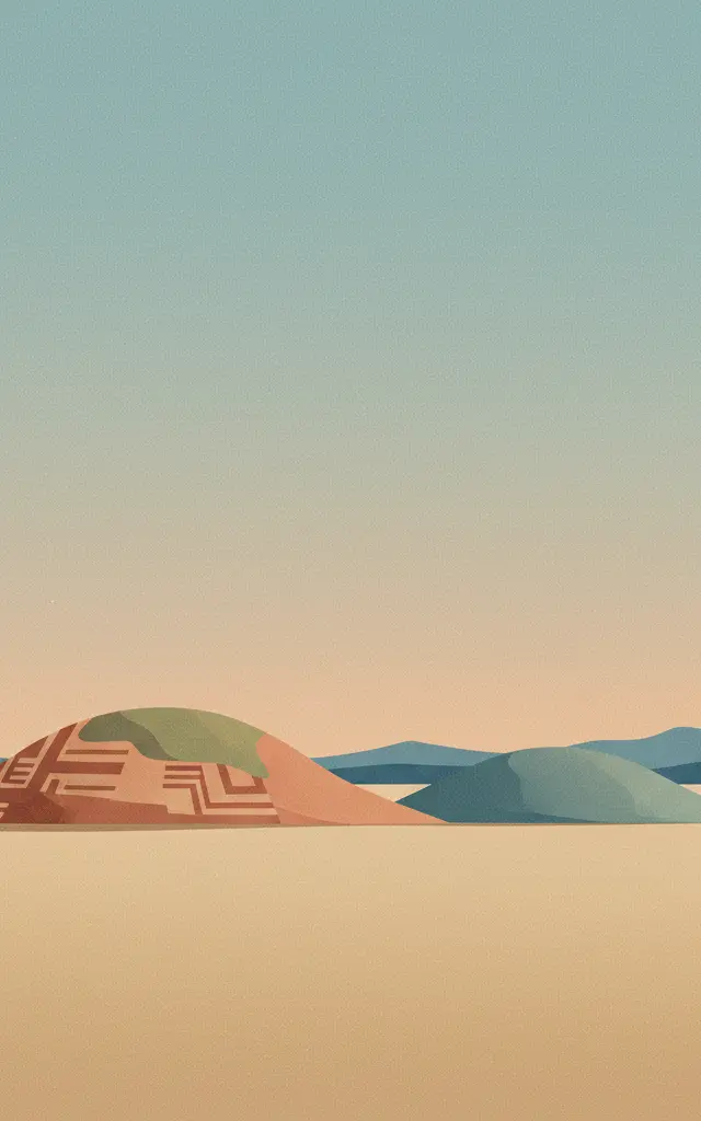 Neolithic Site of Çatalhöyük — illustrated travel poster