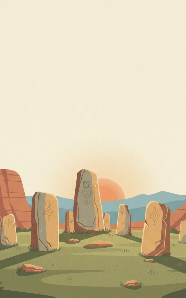 Phu Phrabat, a testimony to the Sīma stone tradition of the Dvaravati period — illustrated travel poster