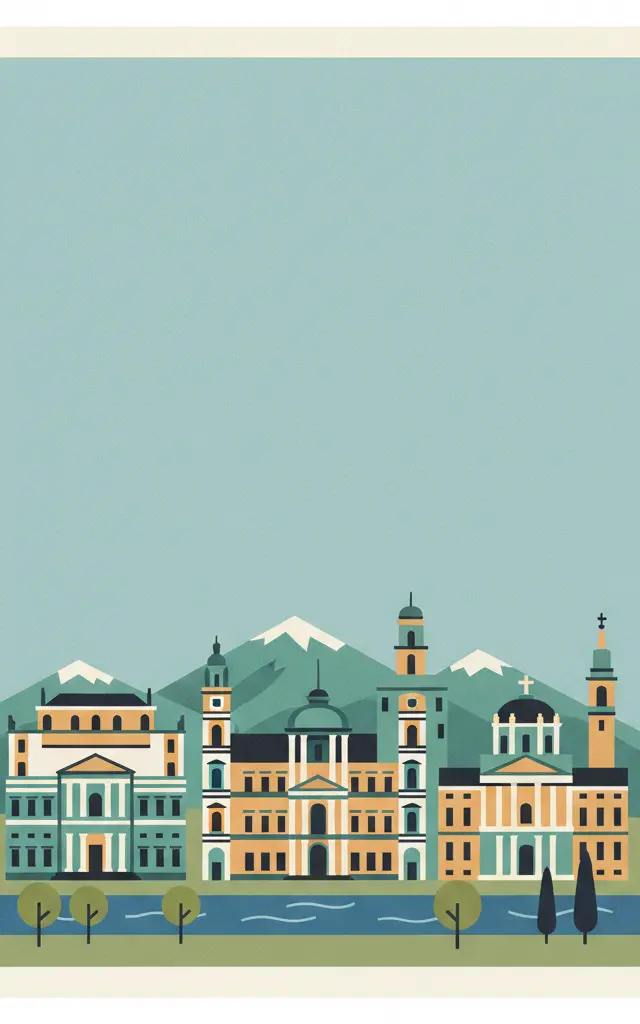 Residences of the Royal House of Savoy — illustrated travel poster