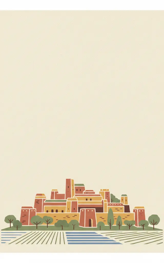 Royal Hill of Ambohimanga — illustrated travel poster