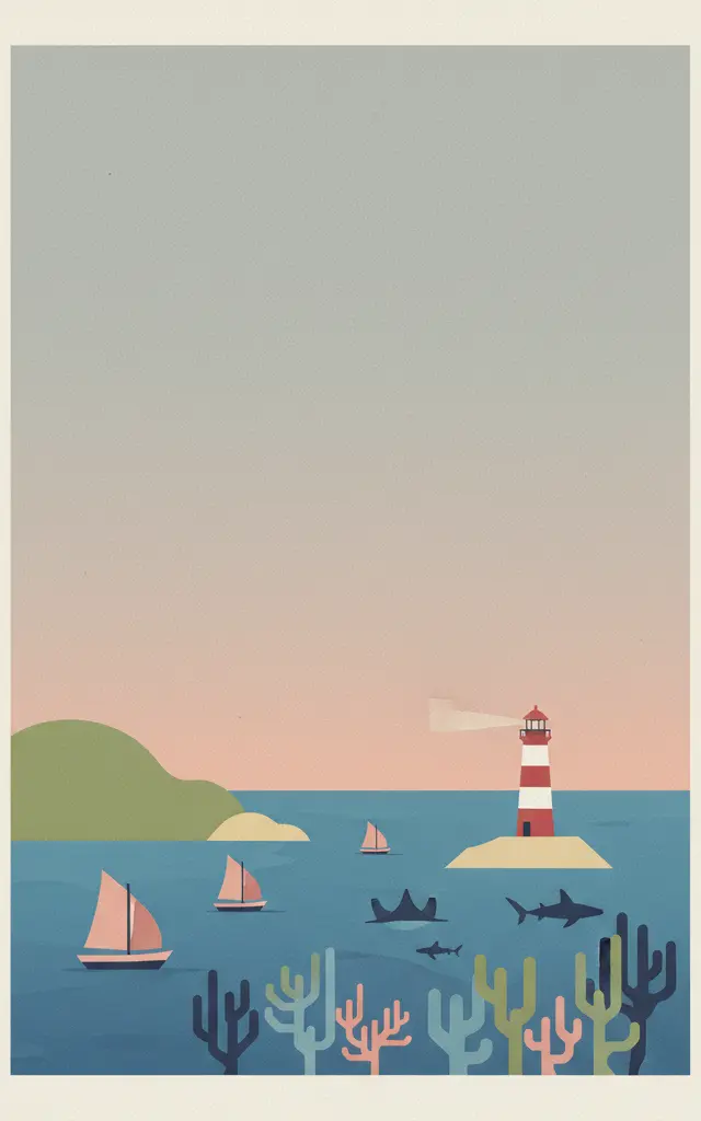 Sanganeb Marine National Park and Dungonab Bay – Mukkawar Island Marine National Park — illustrated travel poster