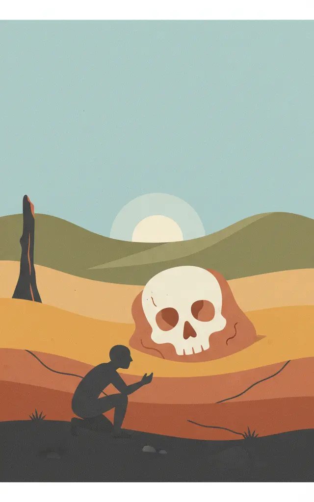 Sangiran Early Man Site — illustrated travel poster
