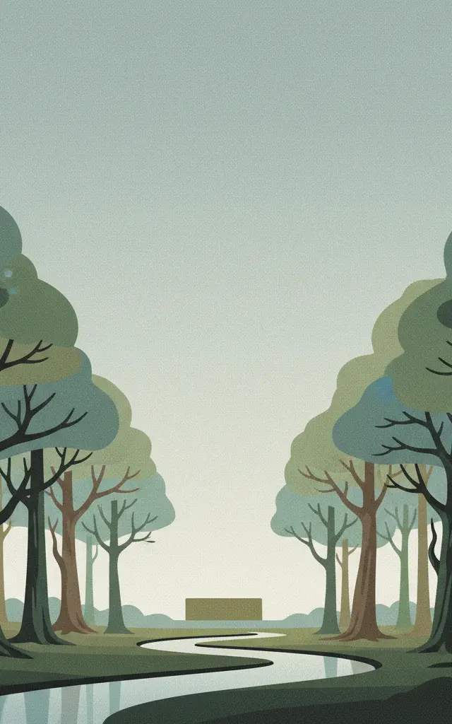 Shirakami-Sanchi — illustrated travel poster