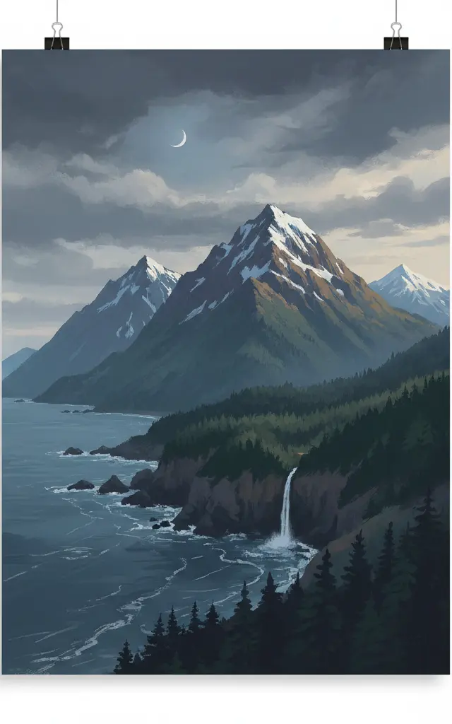 Shiretoko — illustrated travel poster