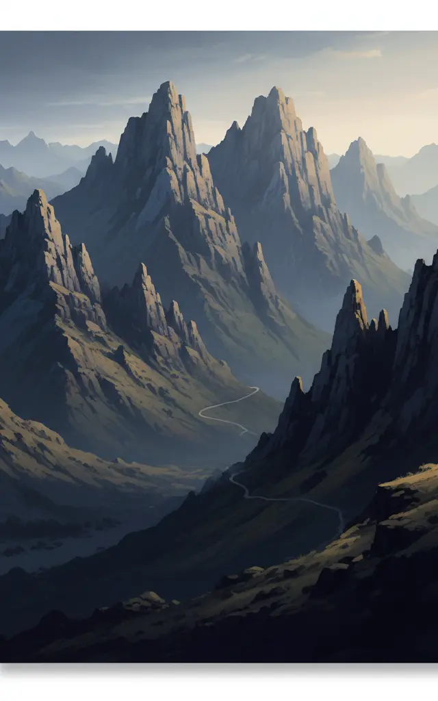 Simien National Park — illustrated travel poster