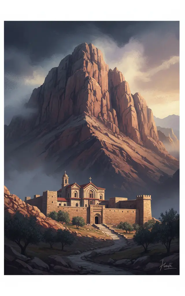 Saint Catherine Area — illustrated travel poster
