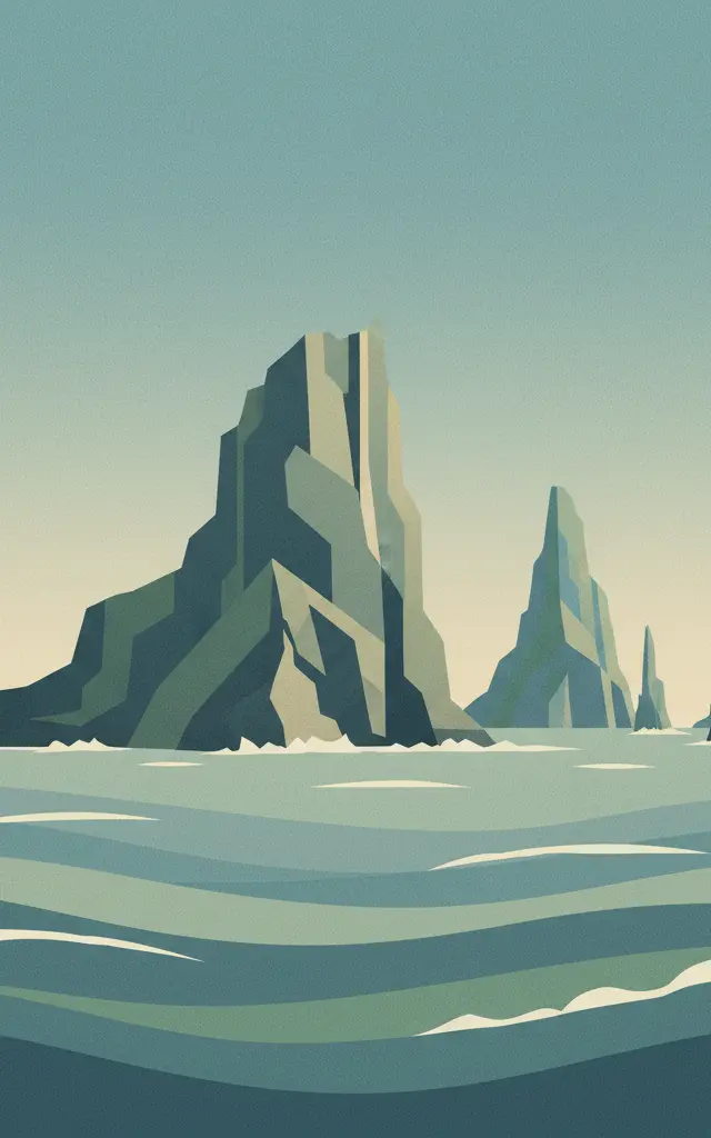 St Kilda — illustrated travel poster