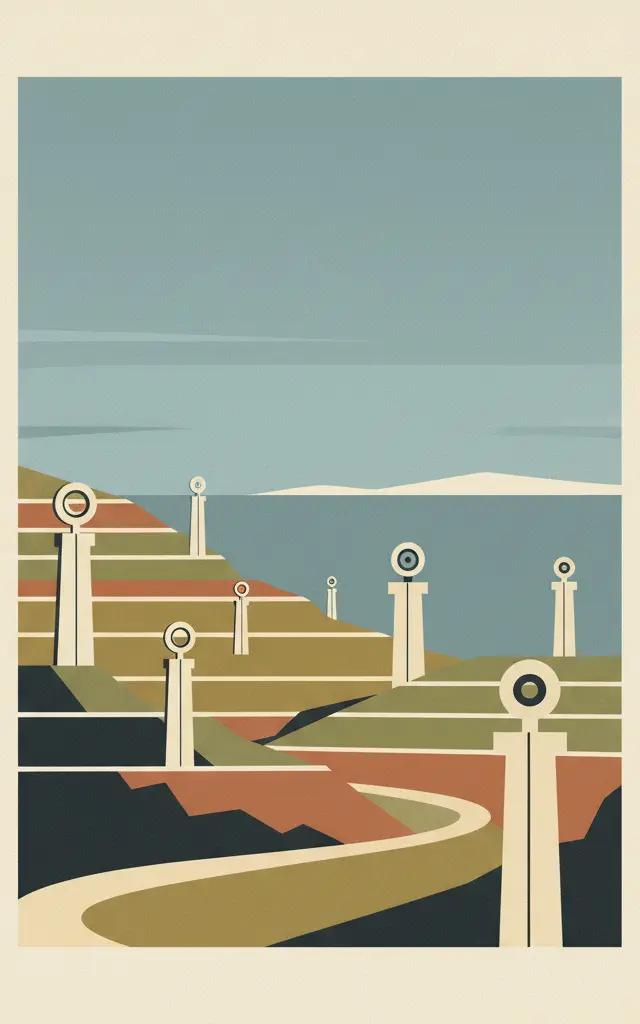 The Gedeo Cultural Landscape — illustrated travel poster