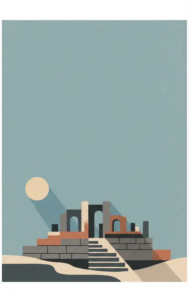 Valongo Wharf Archaeological Site — illustrated travel poster
