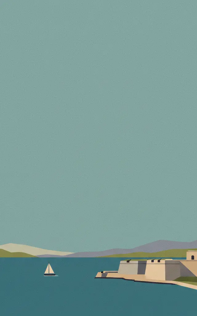 Venetian Works of Defence between the 16th and 17th Centuries: <em>Stato da Terra</em> – Western <em>Stato da Mar</em> — illustrated travel poster