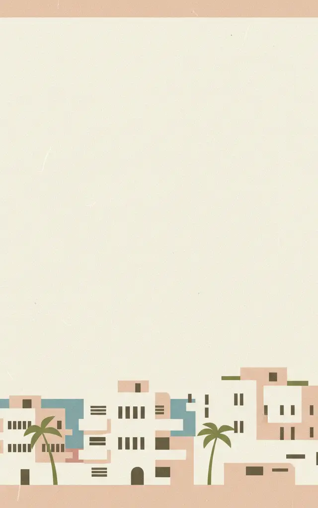 White City of Tel-Aviv – the Modern Movement — illustrated travel poster